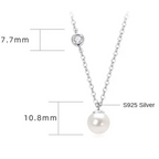 French Retro Passepartout Natural Freshwater Pearl Necklace High-End Luxury Fashion Pendant Versatile Trendy Cross-Border Design