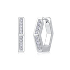 S925 Silver Mood Moissanite Clip-On Earrings New Style Hot-Selling Cross-Border Fashion Jewelry Wholesale Stock