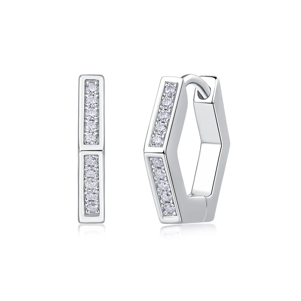 S925 Silver Mood Moissanite Clip-On Earrings New Style Hot-Selling Cross-Border Fashion Jewelry Wholesale Stock