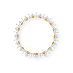 Hot Selling 18K Gold-Plated Horse Eye Red Gemstone Necklace Luxurious Saudi Ultra-Bright Zircon Trendy Brass for Weddings