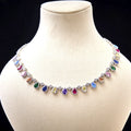 Original Design High-Grade Women's Gold-Plated Brass Clavicle Chain Trendy Necklace for Evening Wear and Party Banquets