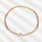 High-End 18K Gold-Plated Wild Cheetah Pendant Necklace Exquisite Couple Short Chain with Simple Fashionable Design