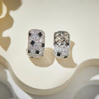 18k Copper Gold-plated Zirconium Inlaid Cute and Exquisite Leopard Print Earrings Versatile for Daily Women's Jewelry