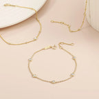 Adjustable S925 Sterling Silver Tennis Bracelet with Gold Plated Lab Grown Diamond Party Jewelry for Women