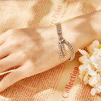 Brass Plated 18K Gold Inlaid with Zircon for Men and Women's Romantic Tassel Rings Wholesale Exaggerated Exquisite Accessories