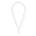 Rhodium Plated Necklace Choker High Quality Fashion Jewelry with Diamond for Wedding Birthday Gift Couples Men Women