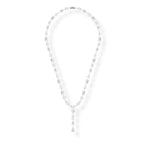 Rhodium Plated Necklace Choker High Quality Fashion Jewelry with Diamond for Wedding Birthday Gift Couples Men Women