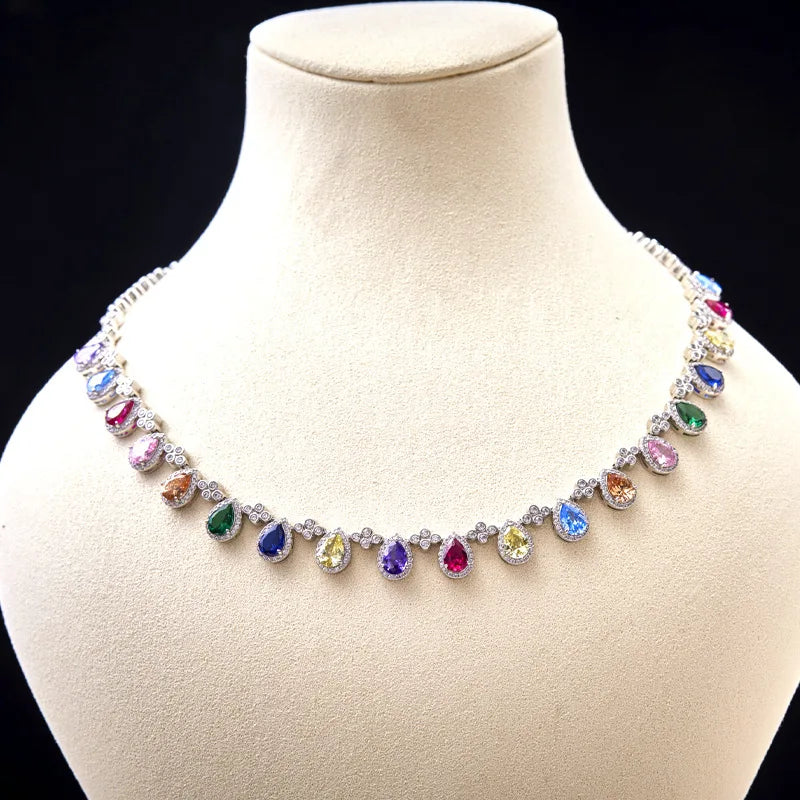 Original Design High-Grade Women's Gold-Plated Brass Clavicle Chain Trendy Necklace for Evening Wear and Party Banquets