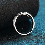 Factory Direct Supply PT950 Gold 925 Sterling Silver Women's Gemstone Classic Geometric Moissanite Diamond Ring Jewelry