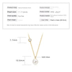 French Retro Passepartout Natural Freshwater Pearl Necklace High-End Luxury Fashion Pendant Versatile Trendy Cross-Border Design